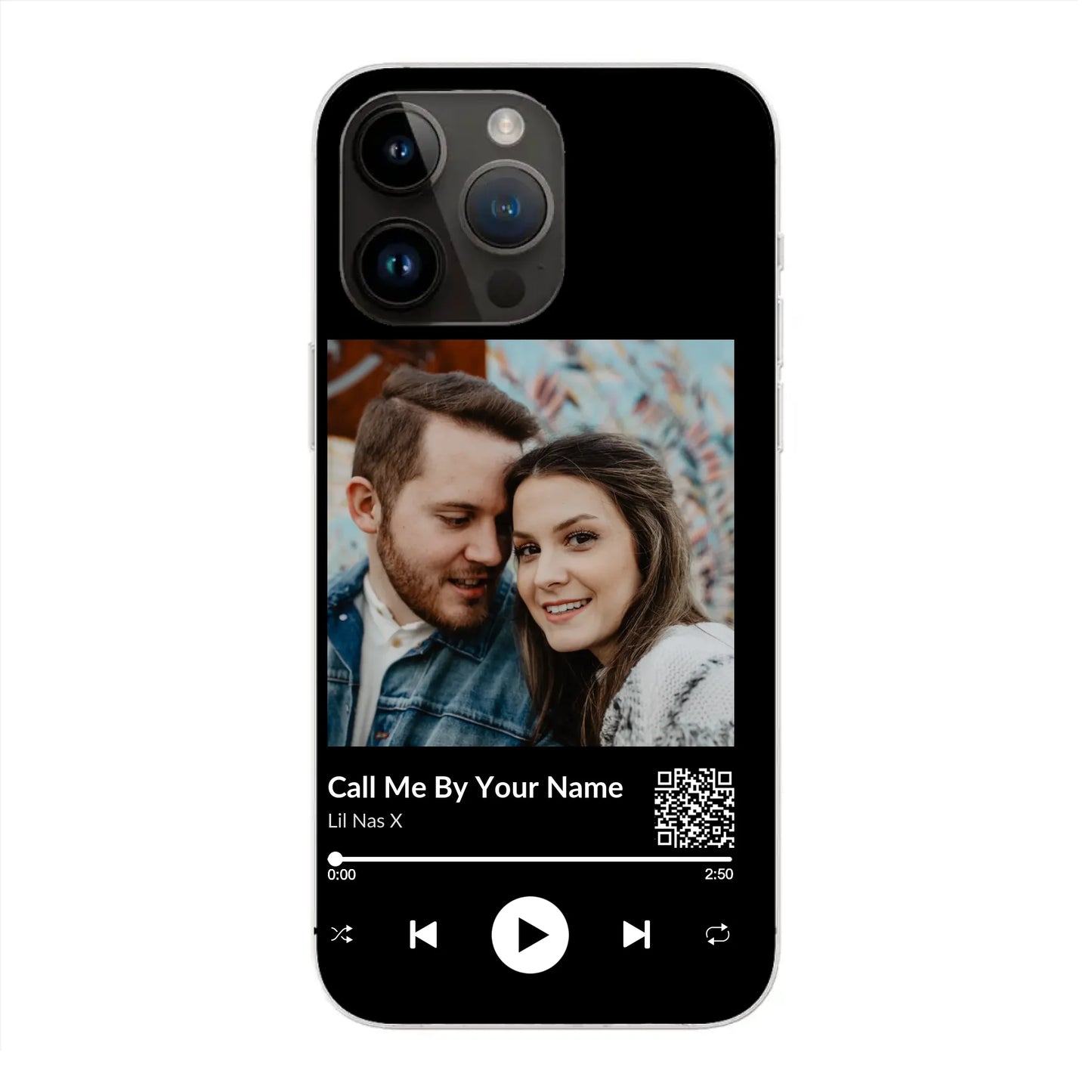 Favoriete liedje - gepersonaliseerde telefoonhoesje