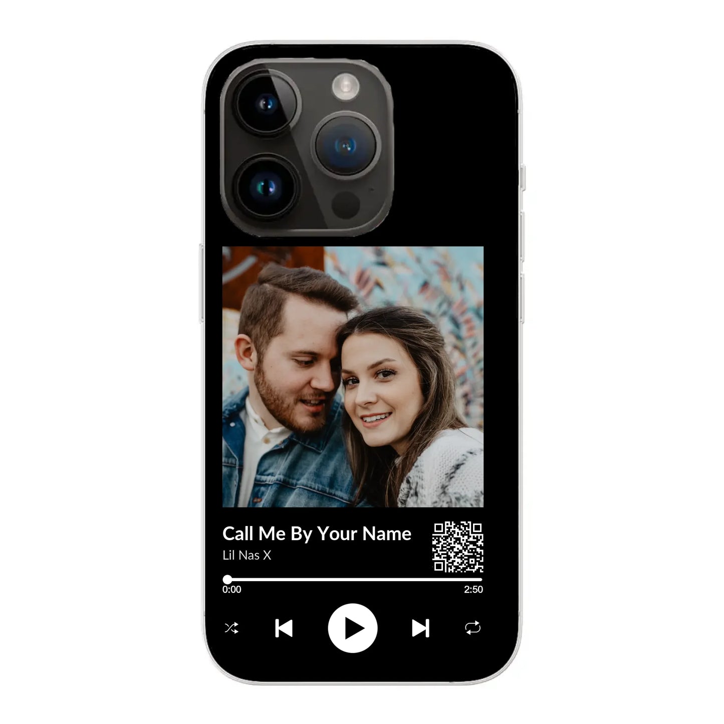 Favoriete liedje - gepersonaliseerde telefoonhoesje