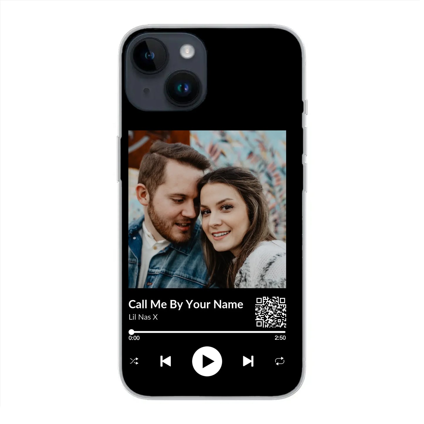 Favoriete liedje - gepersonaliseerde telefoonhoesje