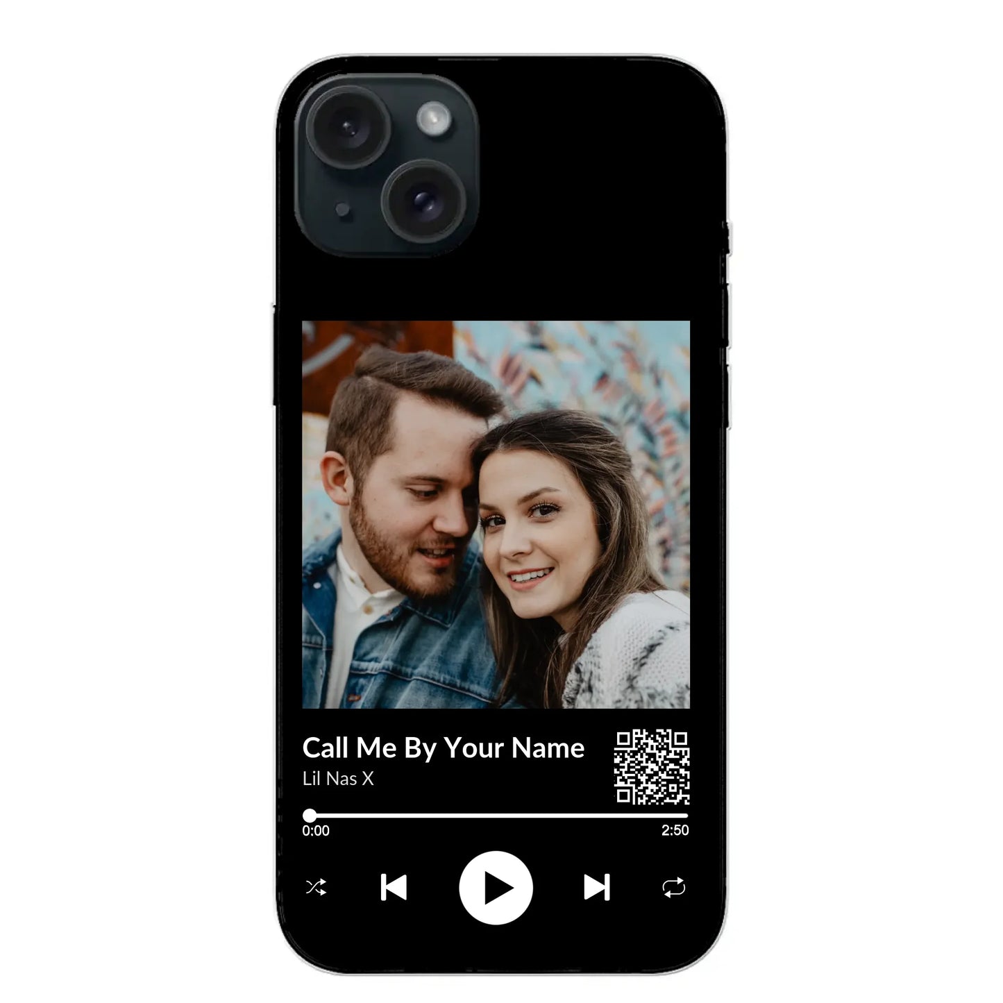 Favoriete liedje - gepersonaliseerde telefoonhoesje