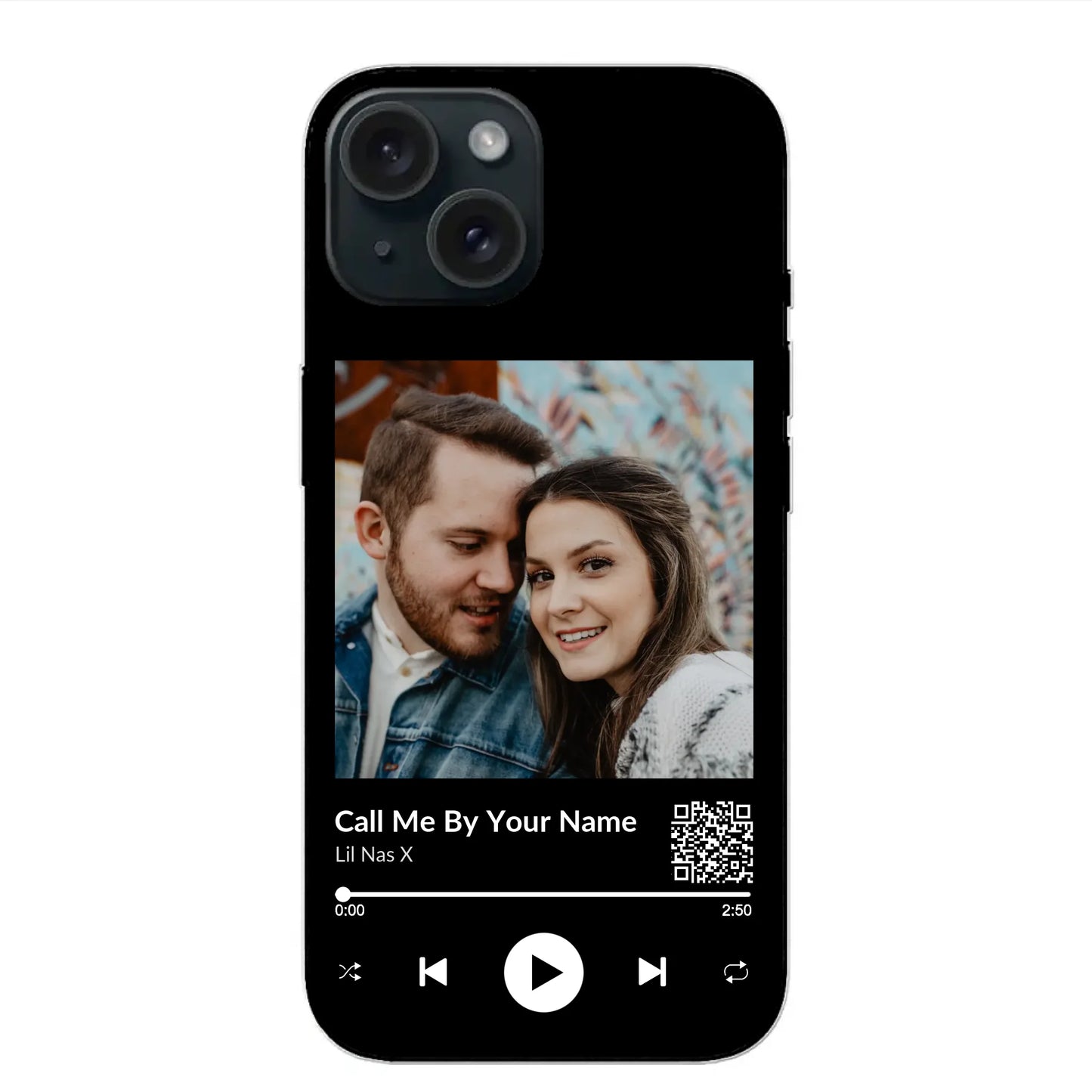 Favoriete liedje - gepersonaliseerde telefoonhoesje