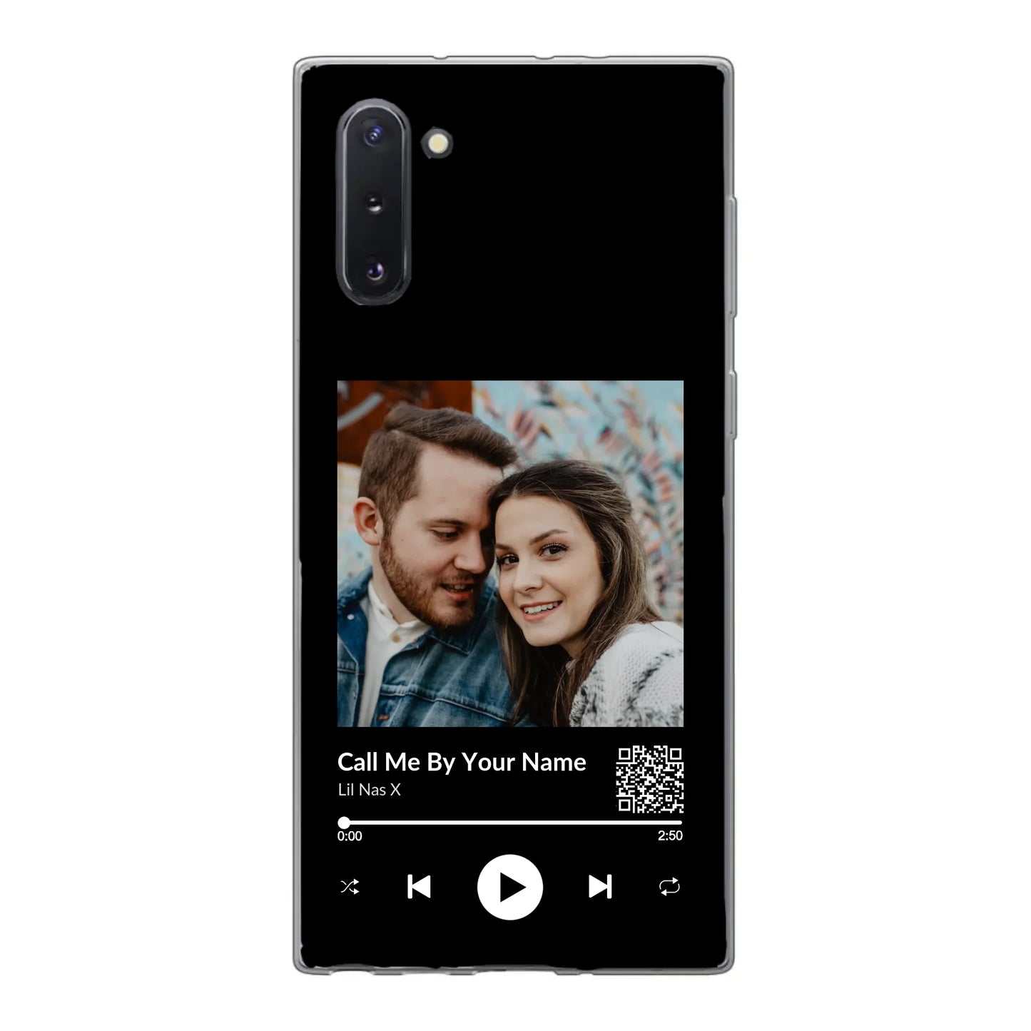 Favoriete liedje - gepersonaliseerde telefoonhoesje