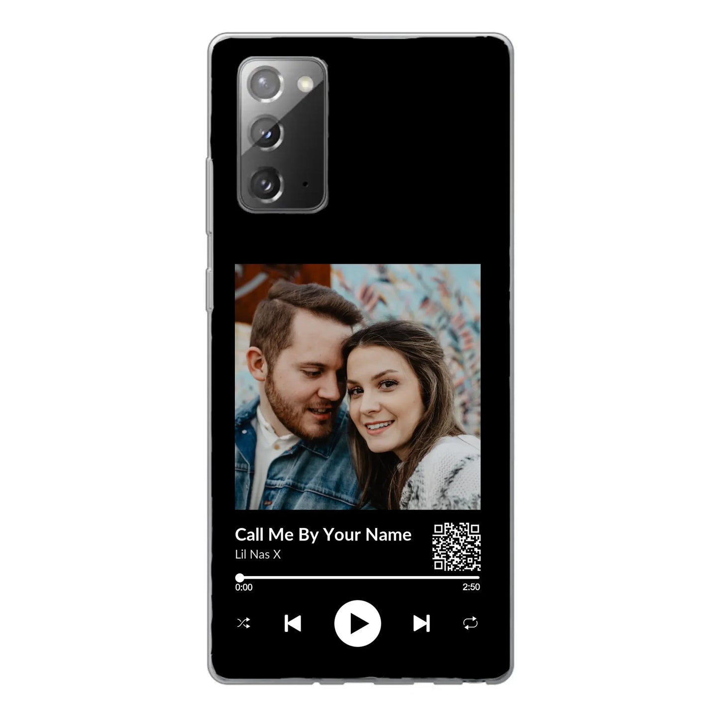 Favoriete liedje - gepersonaliseerde telefoonhoesje