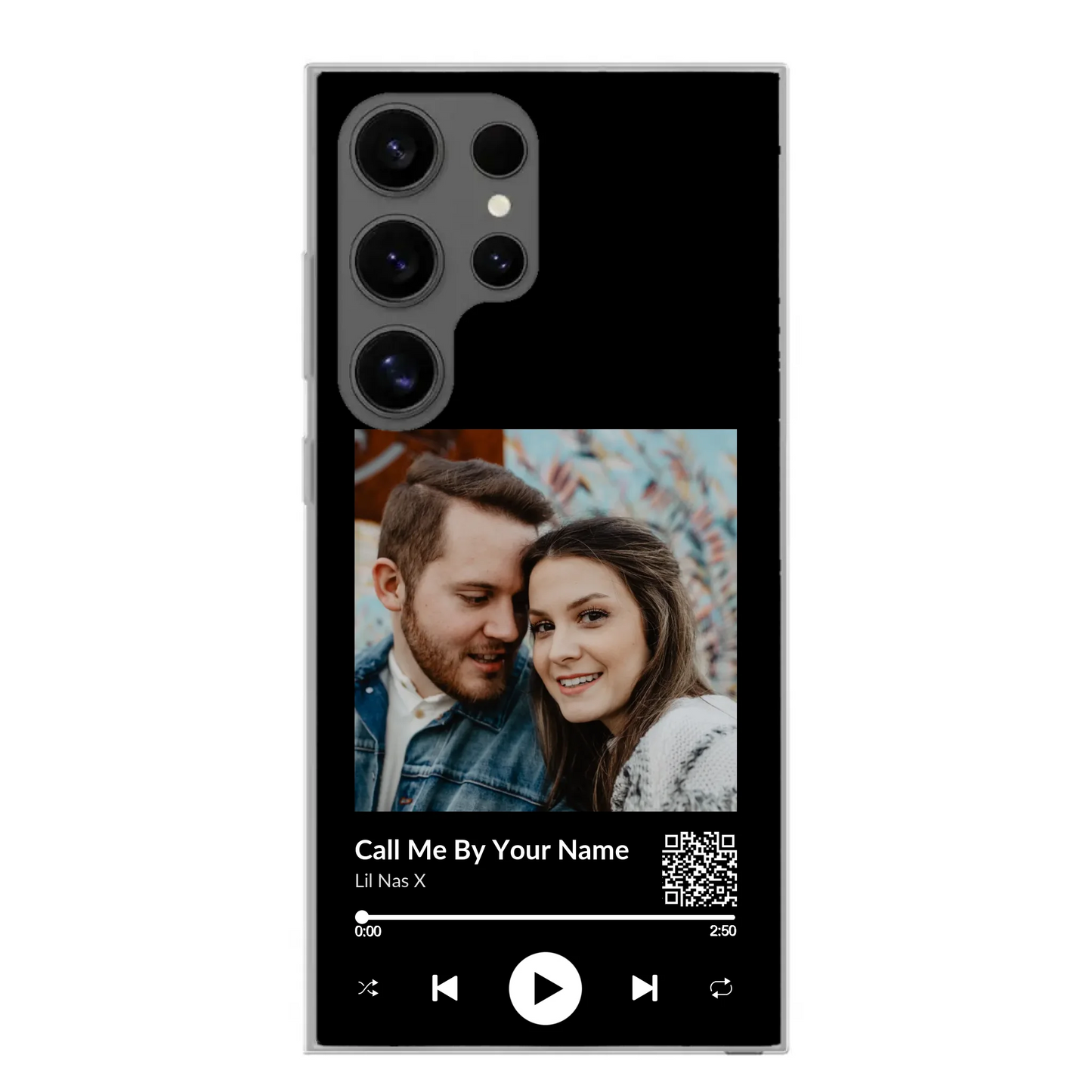 Favoriete liedje - gepersonaliseerde telefoonhoesje