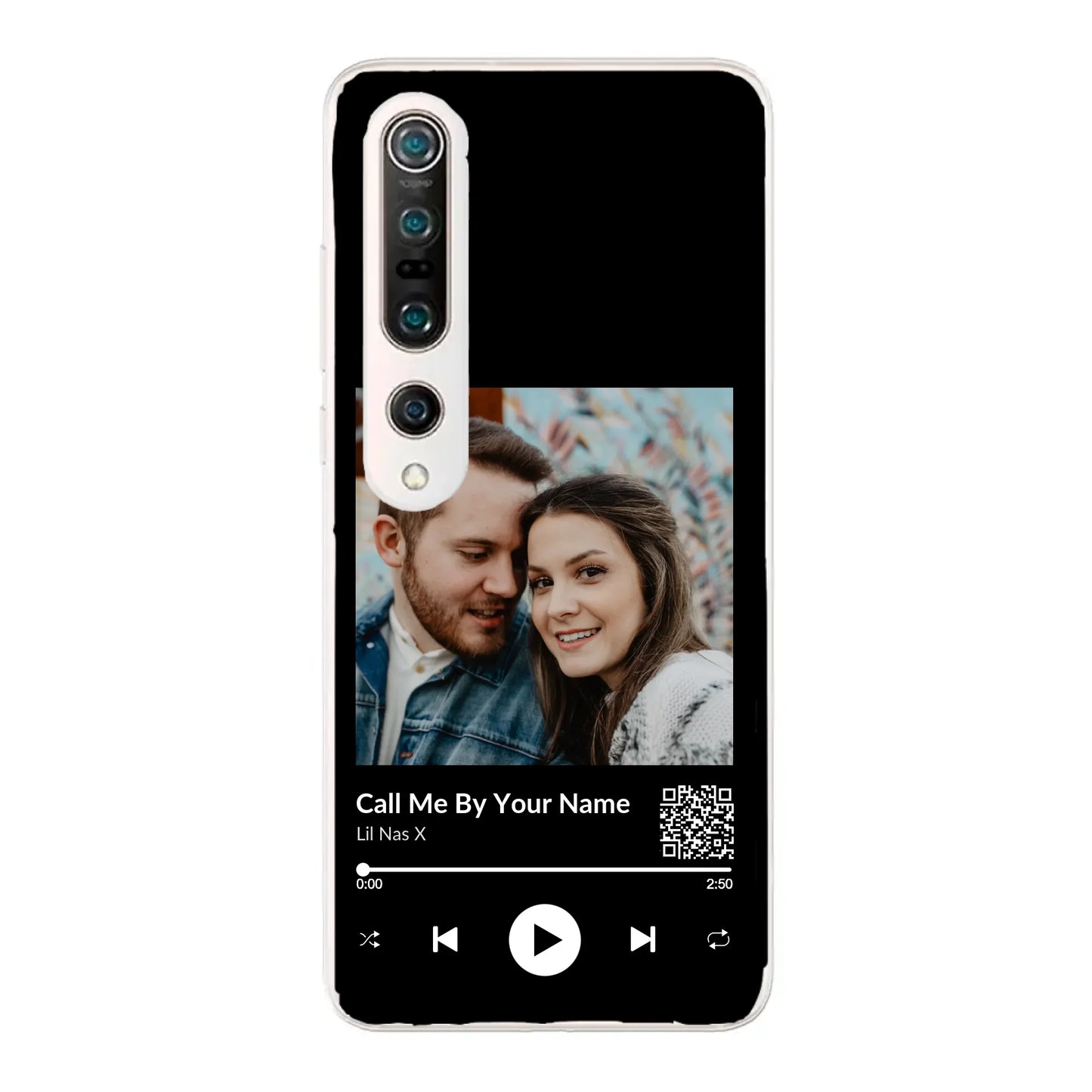 Favoriete liedje - gepersonaliseerde telefoonhoesje