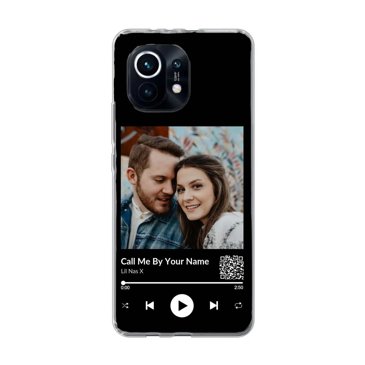 Favoriete liedje - gepersonaliseerde telefoonhoesje