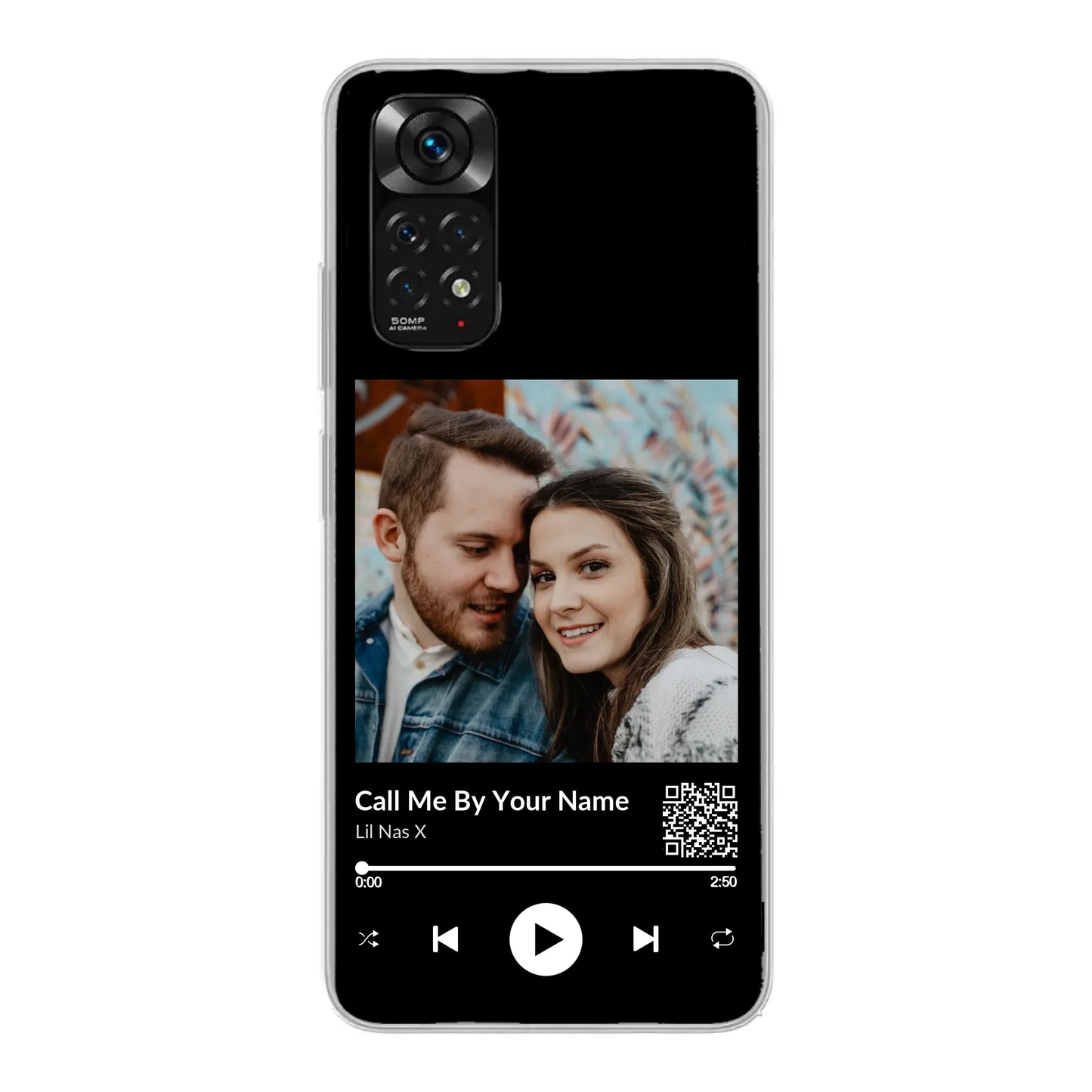 Favoriete liedje - gepersonaliseerde telefoonhoesje