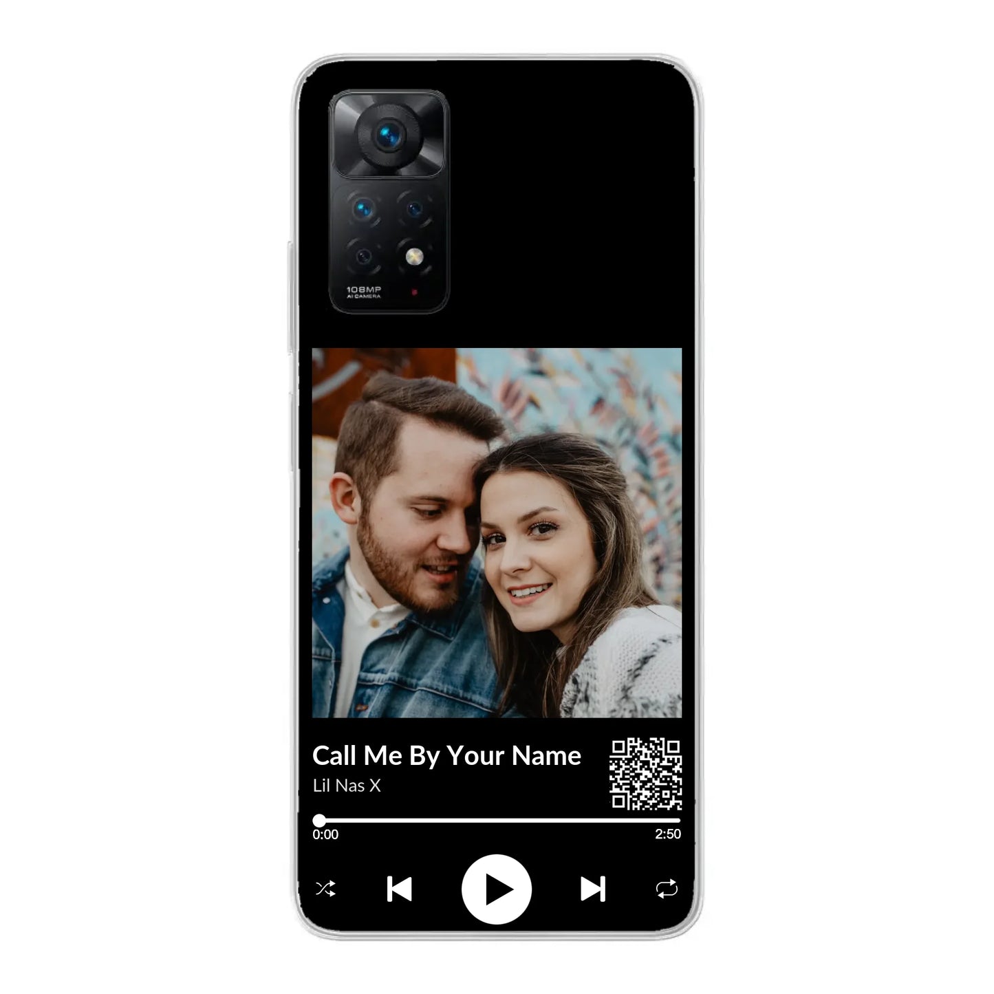 Favoriete liedje - gepersonaliseerde telefoonhoesje