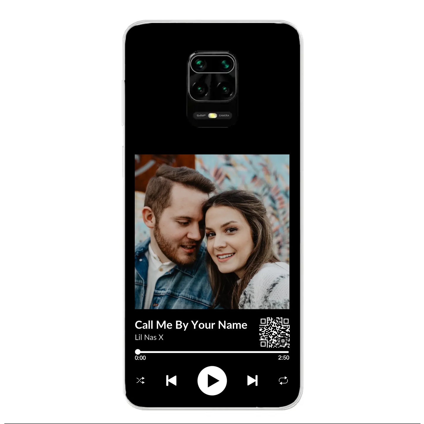 Favoriete liedje - gepersonaliseerde telefoonhoesje