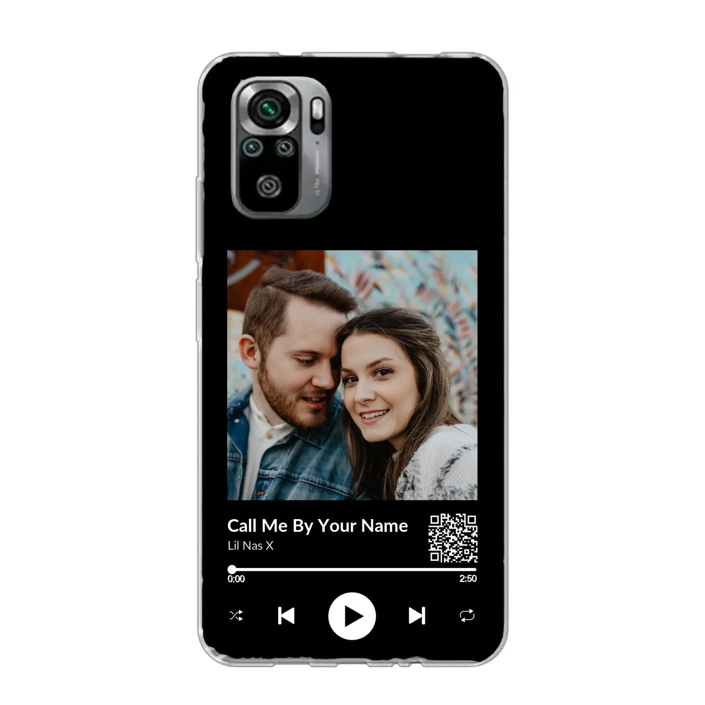 Favoriete liedje - gepersonaliseerde telefoonhoesje