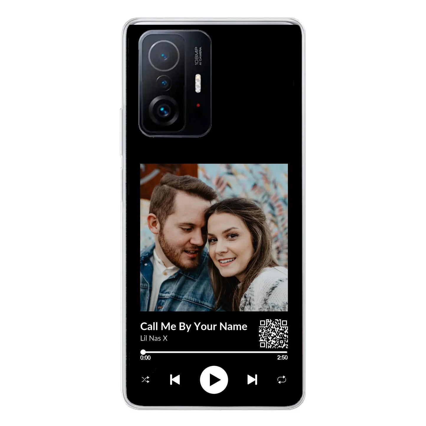 Favoriete liedje - gepersonaliseerde telefoonhoesje