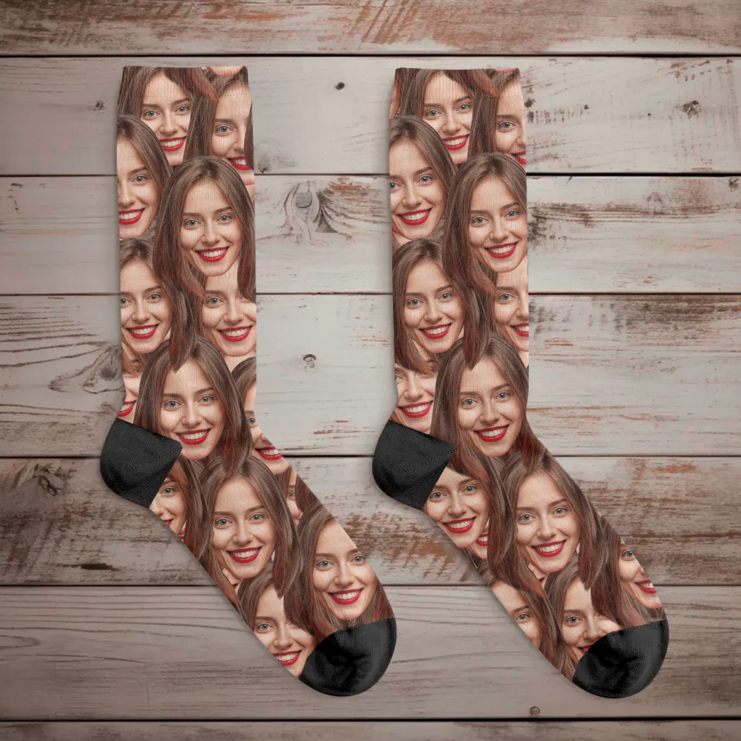 Fotopatroon - Gepersonaliseerde sokken