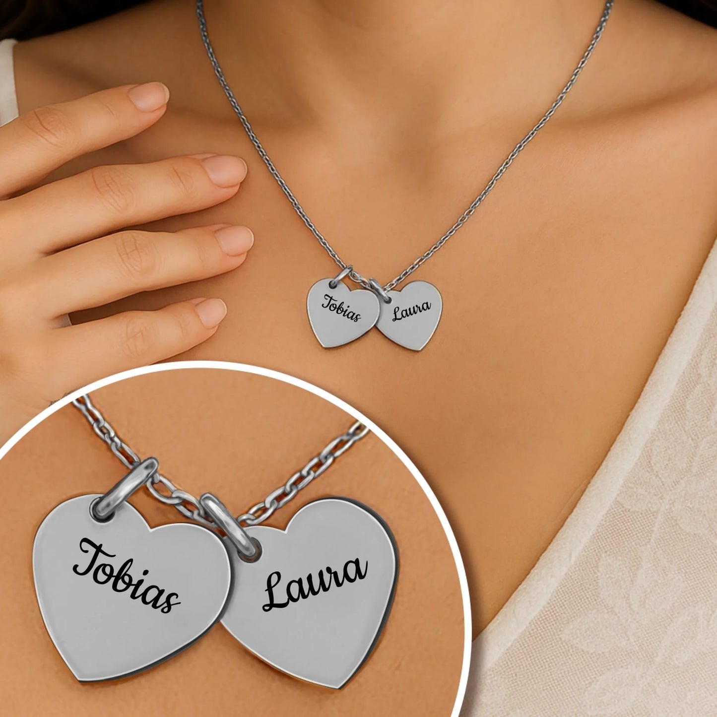 store silver 2 hearts