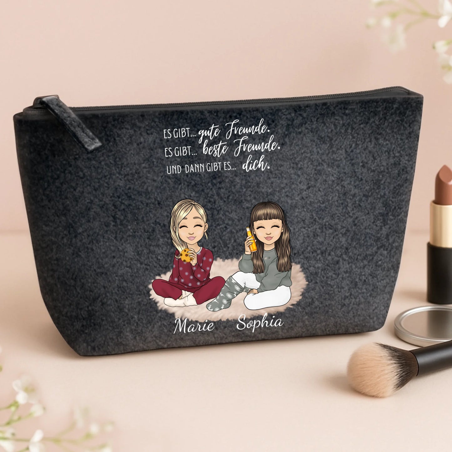 anthrazit small cosmetic bag store