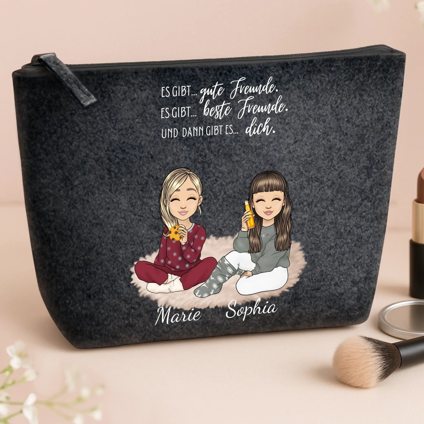 anthrazit big cosmetic bag store