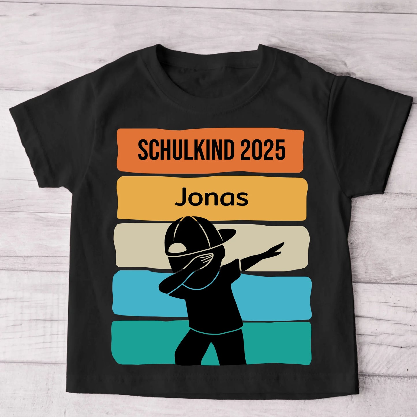 Laten we gaan! - Gepersonaliseerd kinder-T-shirt