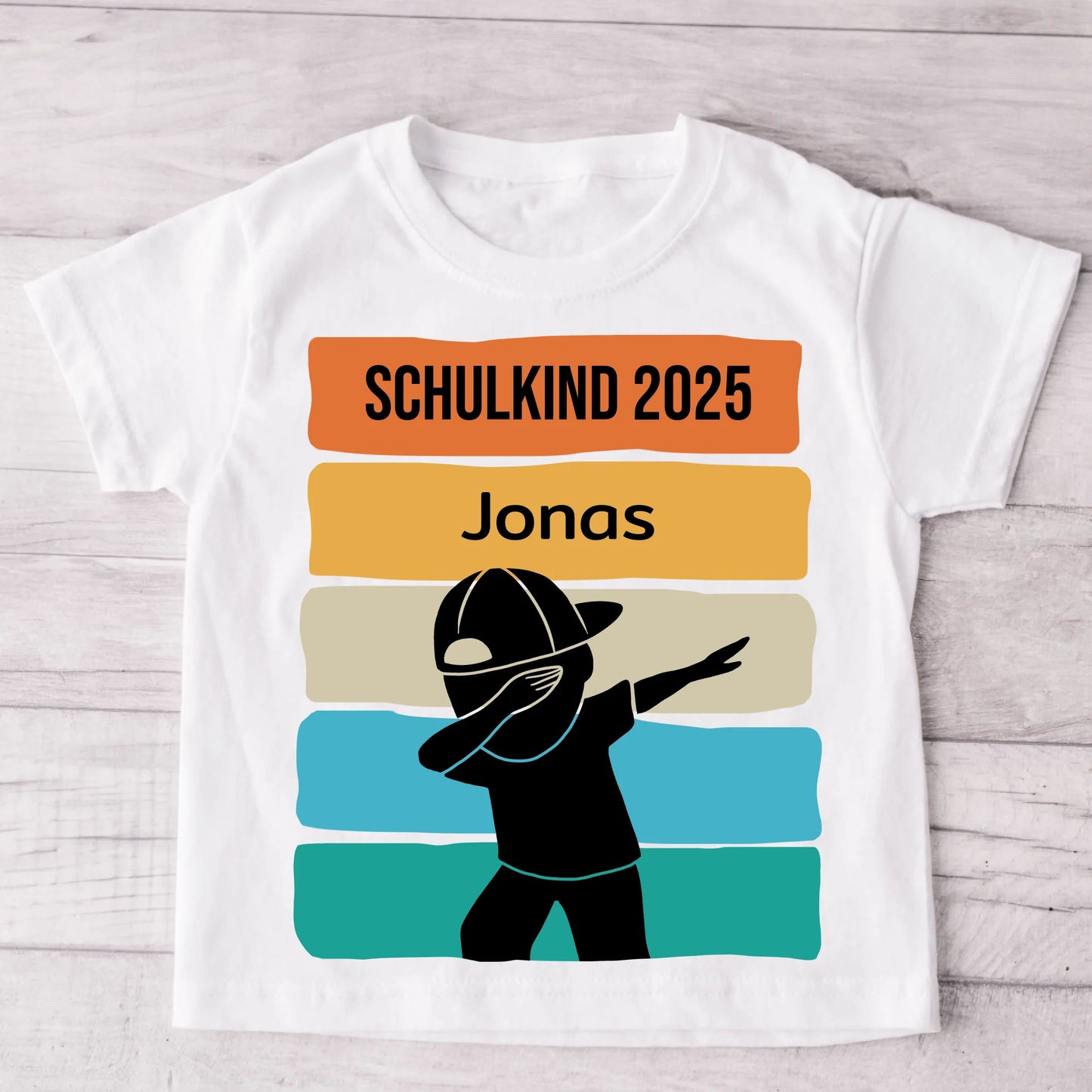Laten we gaan! - Gepersonaliseerd kinder-T-shirt