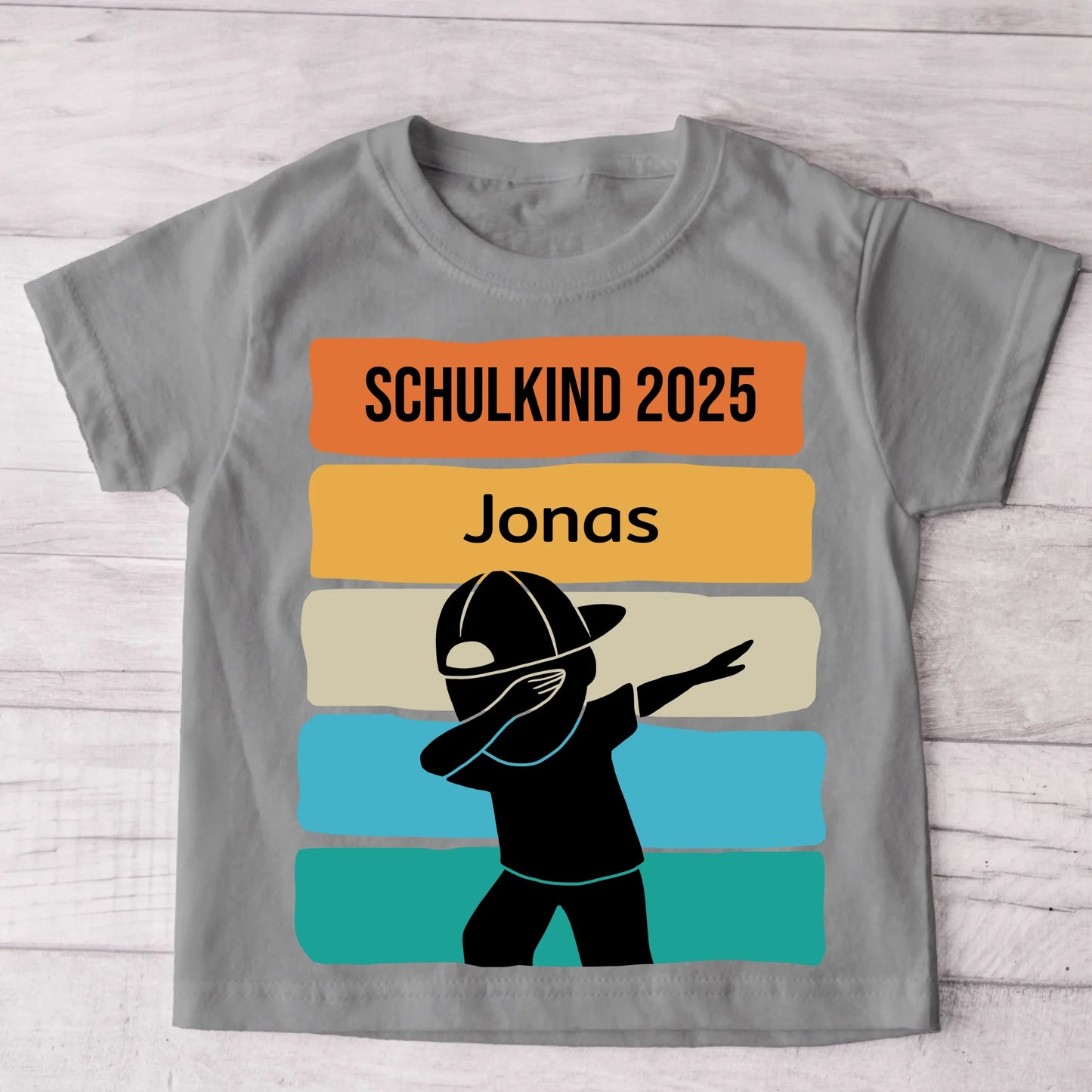 Laten we gaan! - Gepersonaliseerd kinder-T-shirt