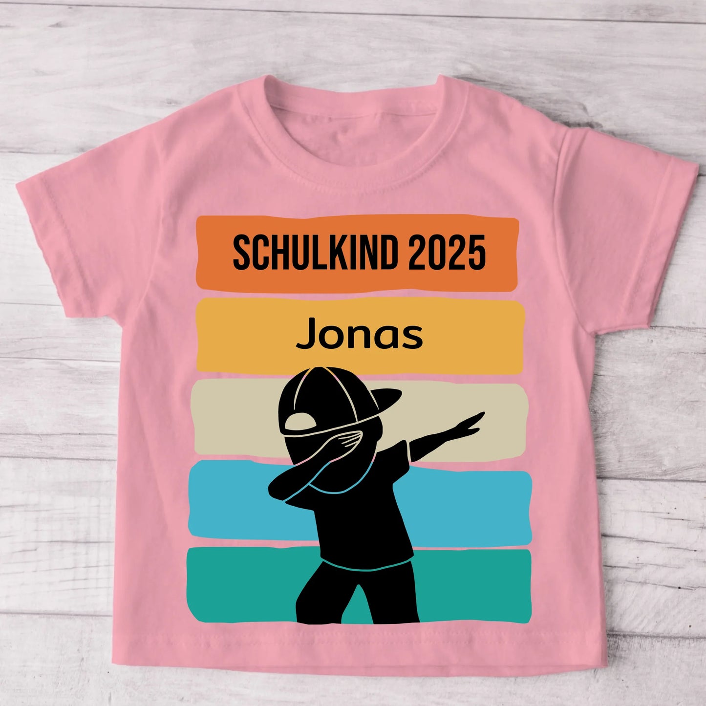 Laten we gaan! - Gepersonaliseerd kinder-T-shirt