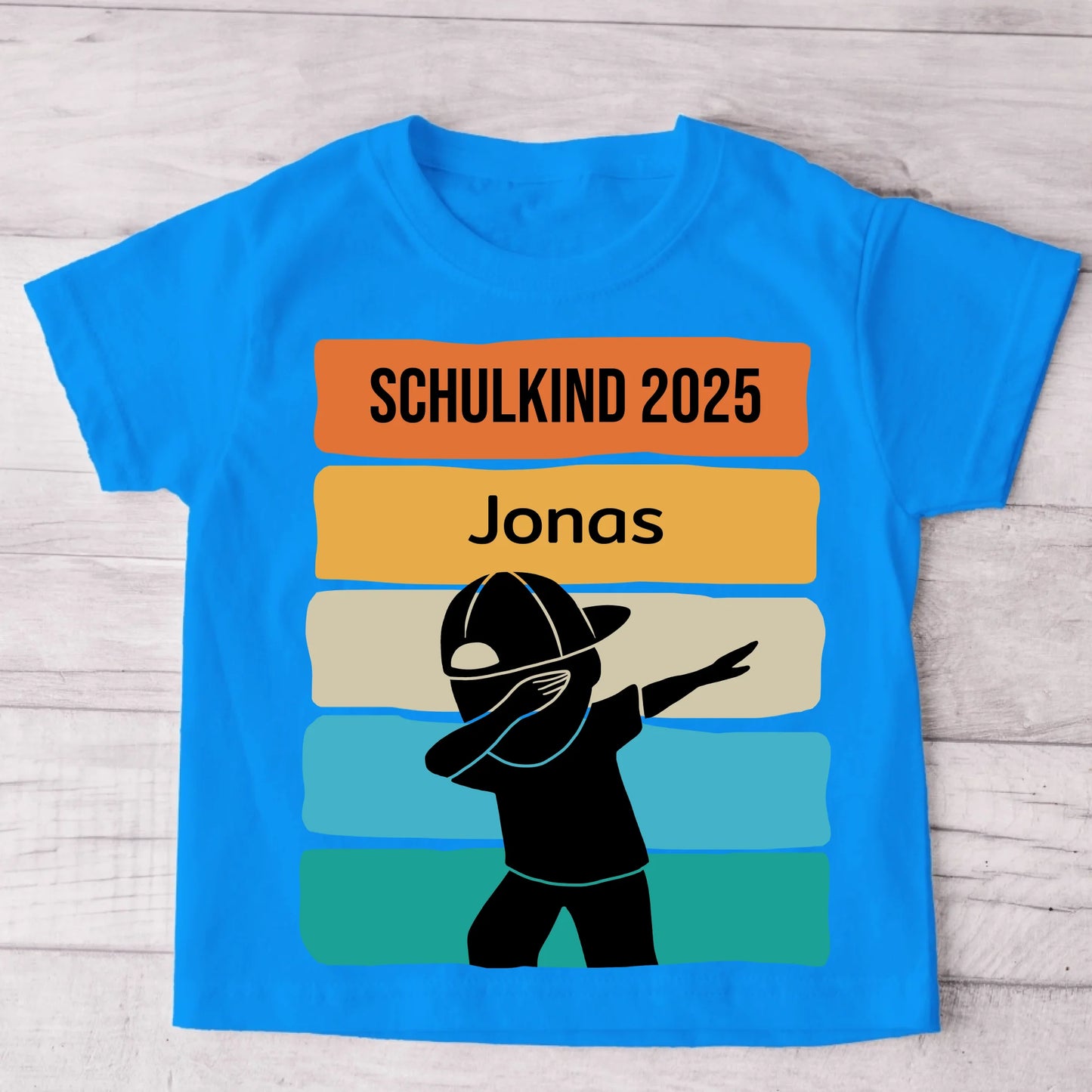 Laten we gaan! - Gepersonaliseerd kinder-T-shirt