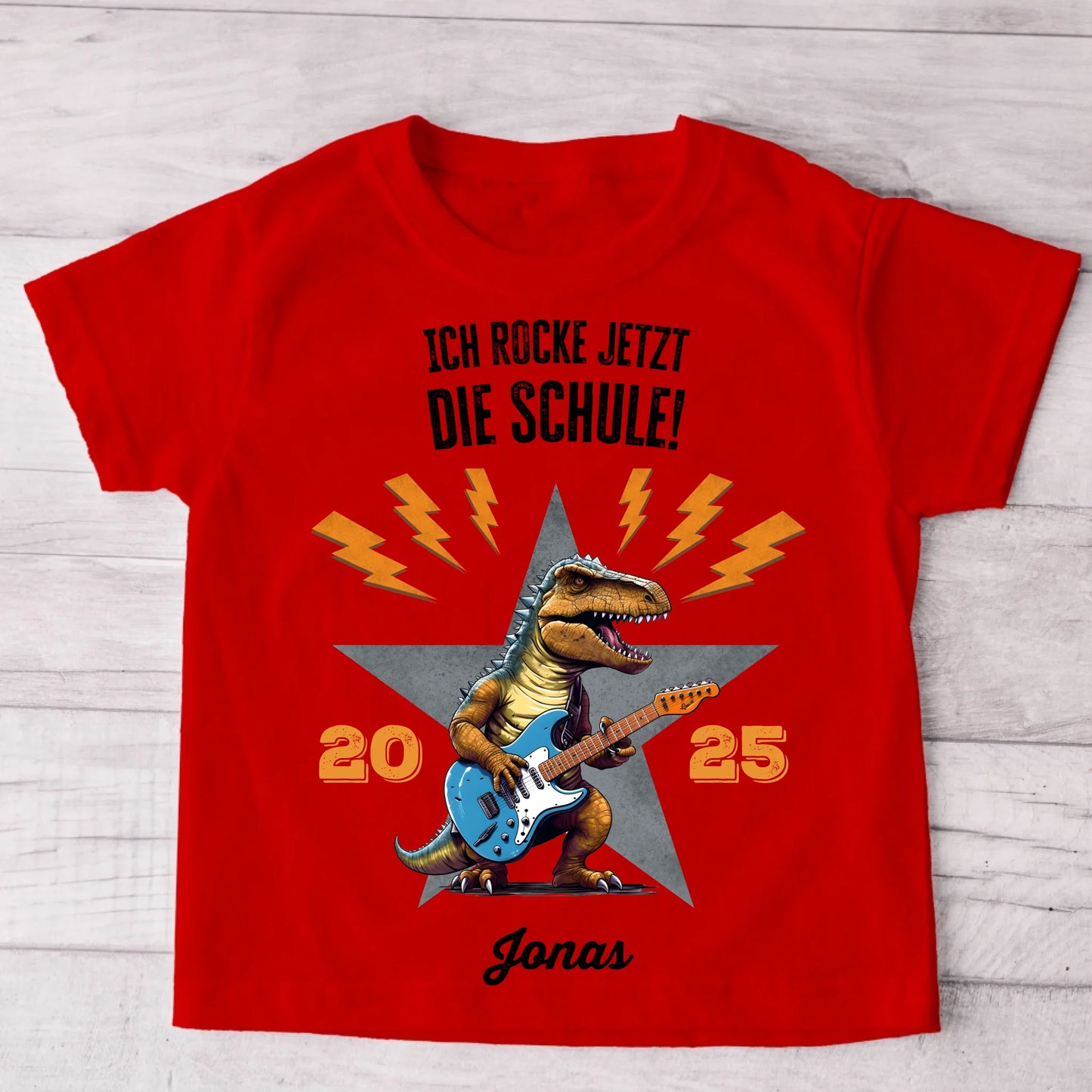Rock School - Gepersonaliseerd kinder T-shirt