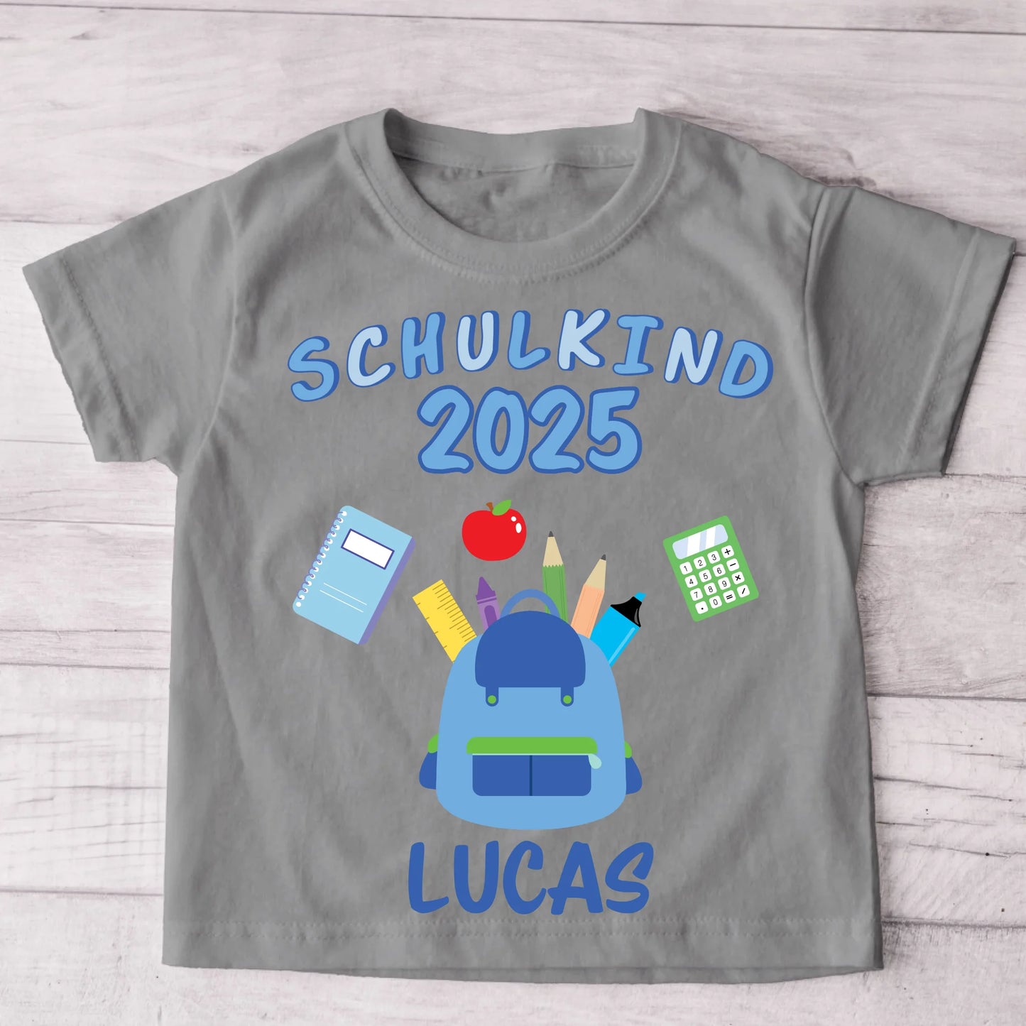 Schoolkind - Gepersonaliseerd kinder T-shirt