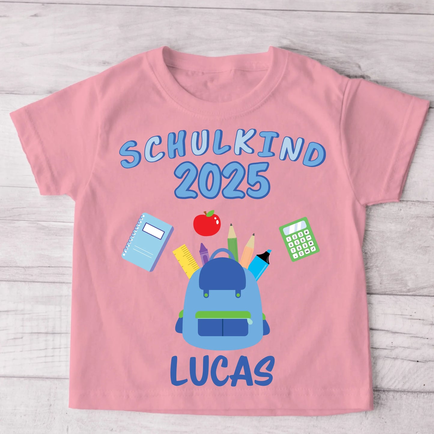Schoolkind - Gepersonaliseerd kinder T-shirt