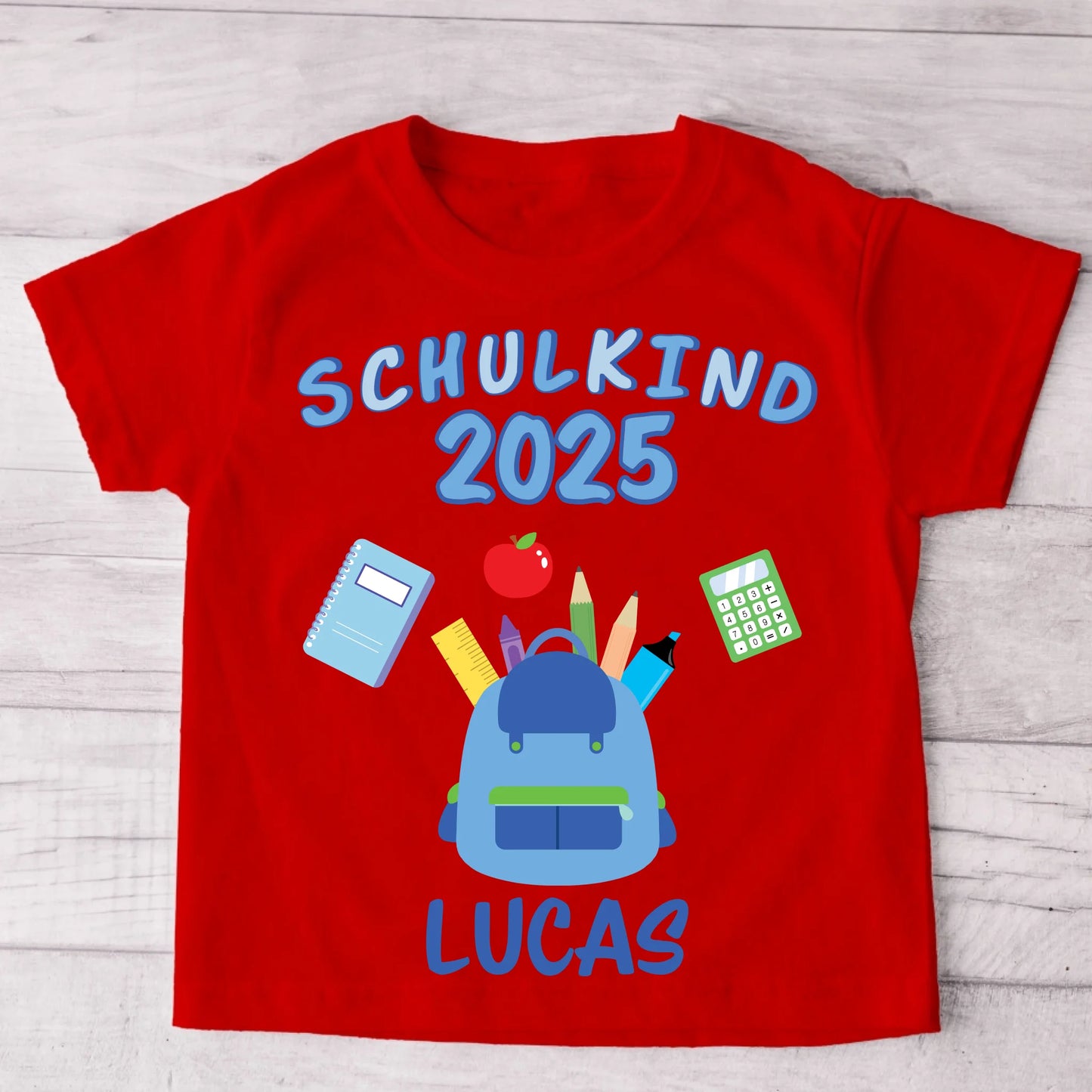 Schoolkind - Gepersonaliseerd kinder T-shirt