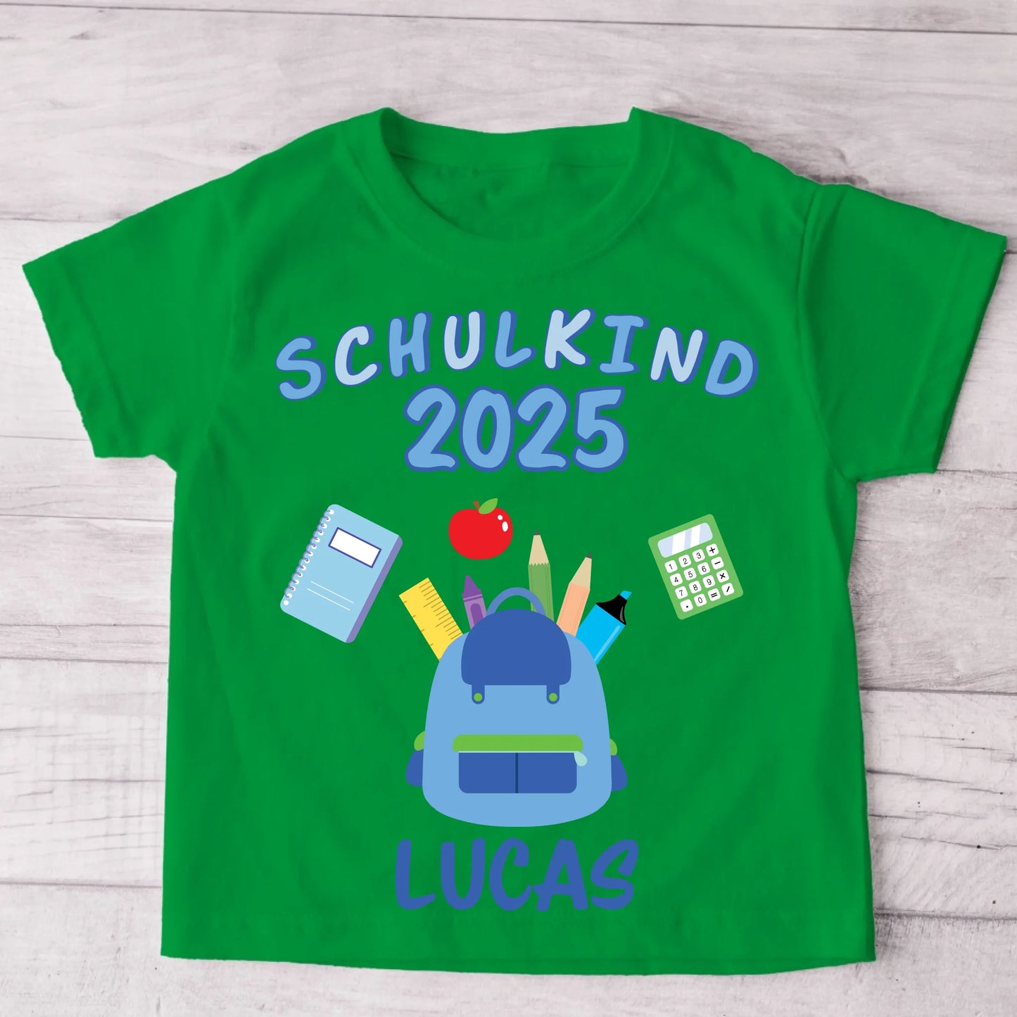Schoolkind - Gepersonaliseerd kinder T-shirt