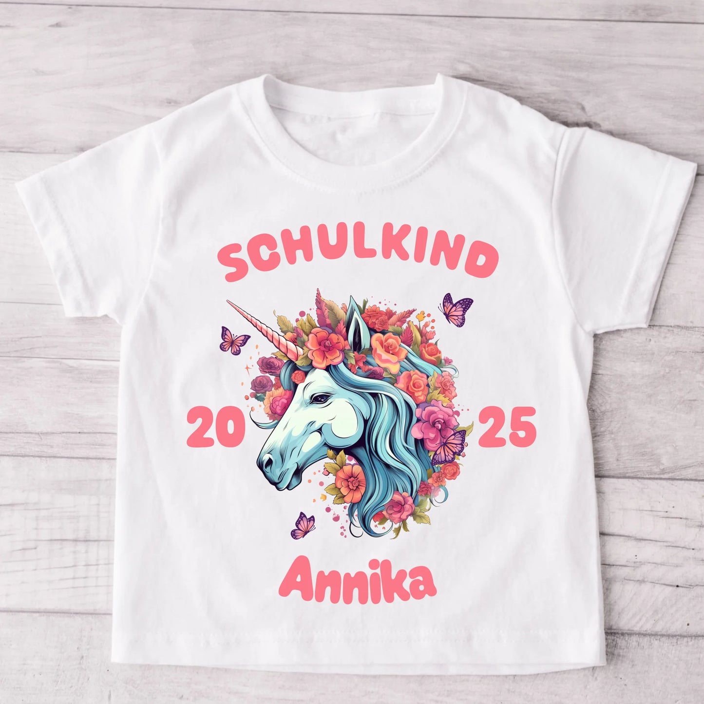 Eenhoorn - Gepersonaliseerd kinder T-shirt