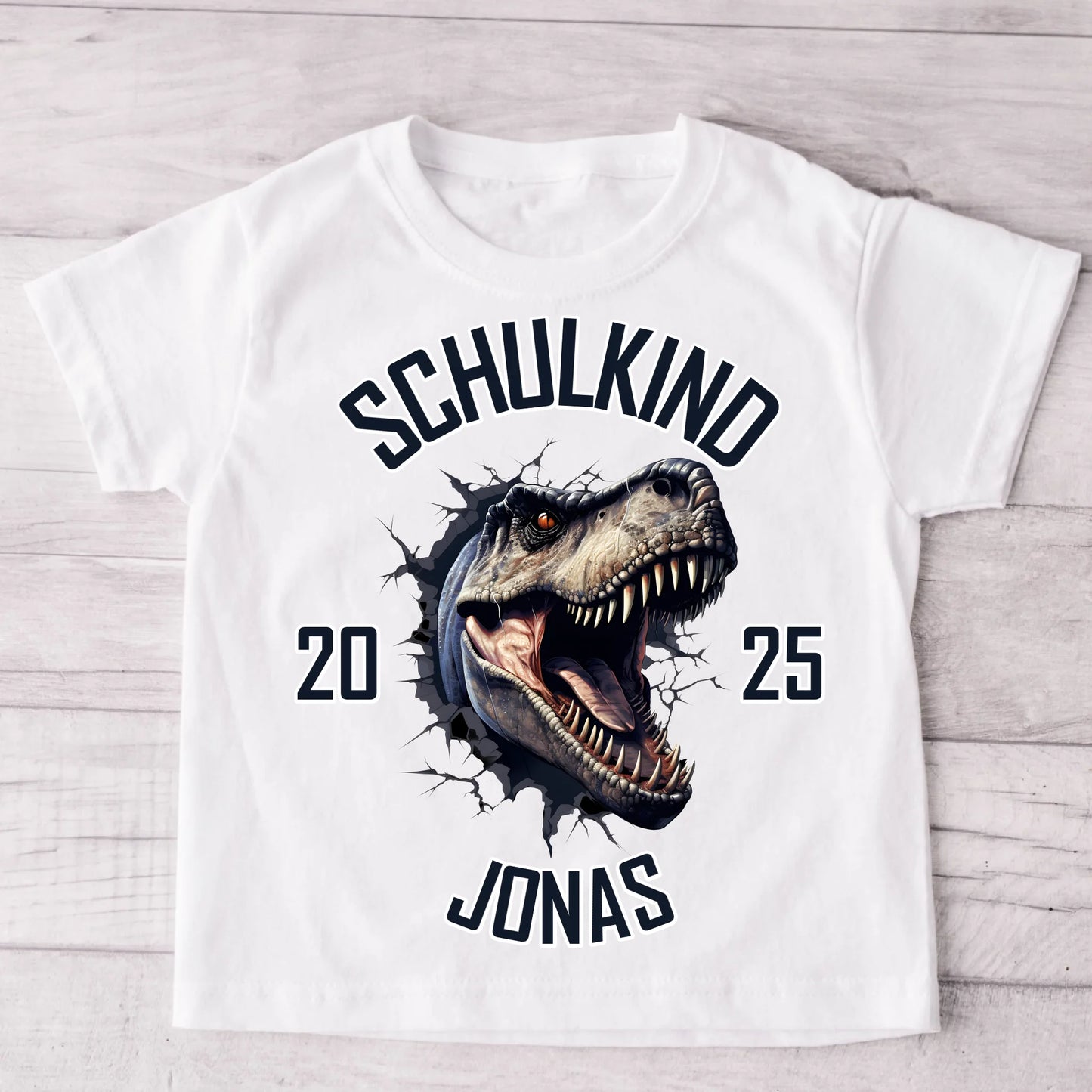 T-Rex - Gepersonaliseerd kinder-T-shirt