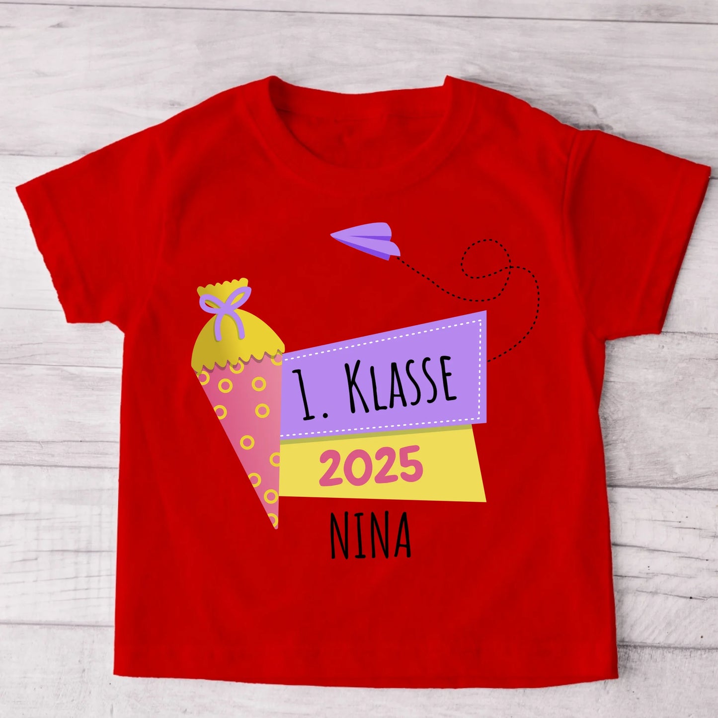 Schoolkegel - Gepersonaliseerd kinder-T-shirt