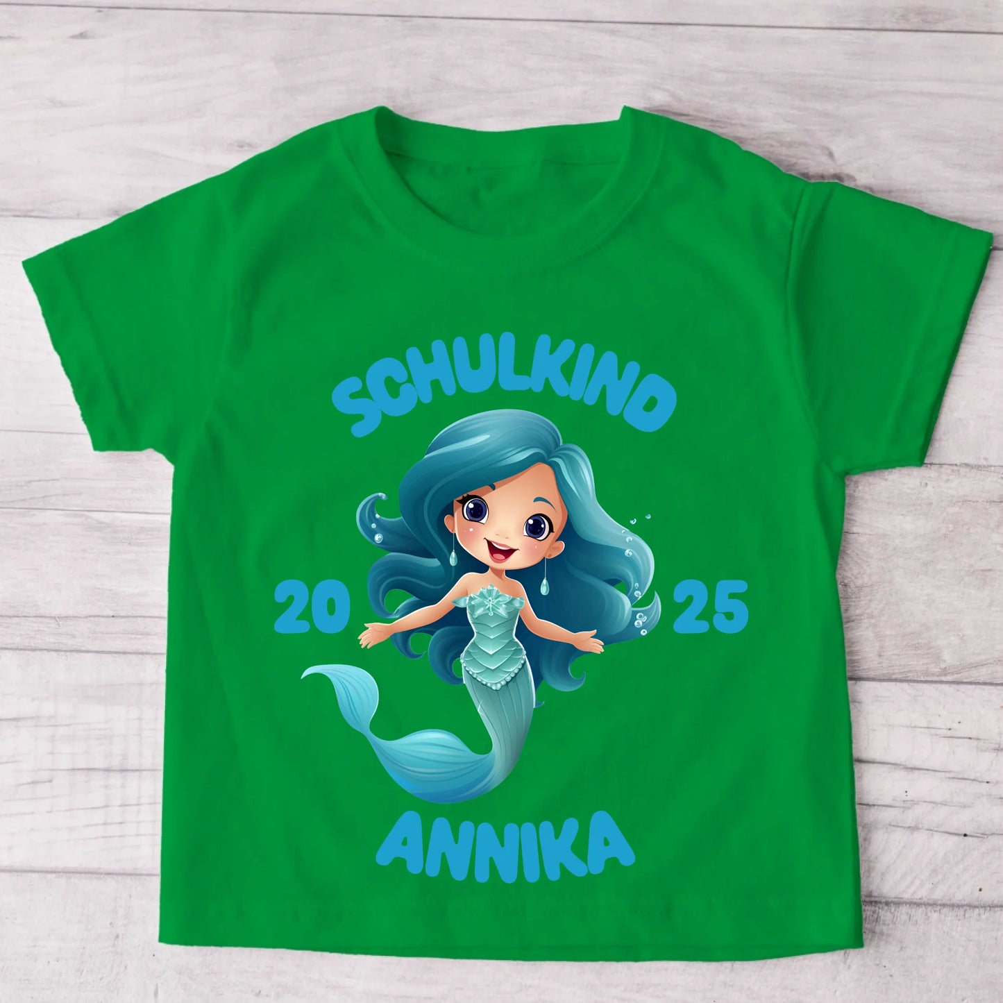 Zeemeermin - Gepersonaliseerd kinder T-shirt