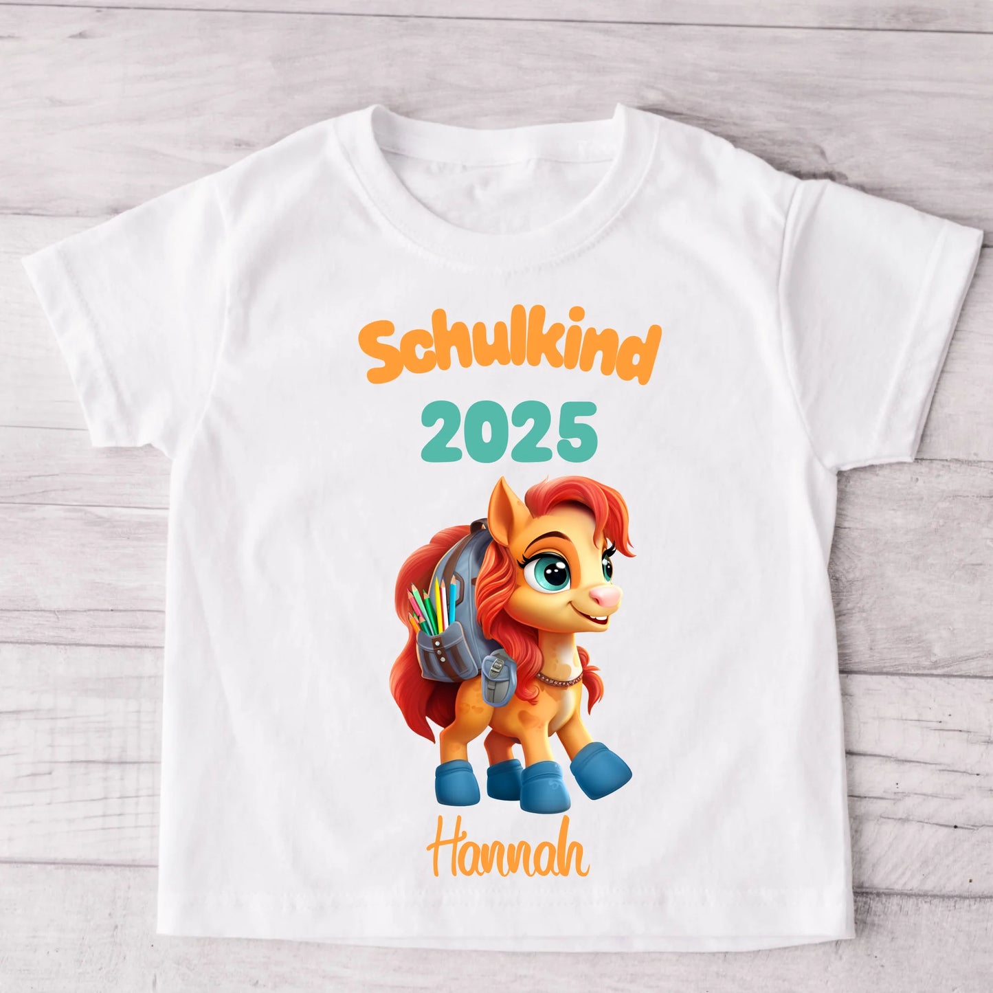 Pony - Gepersonaliseerd kinder T-shirt