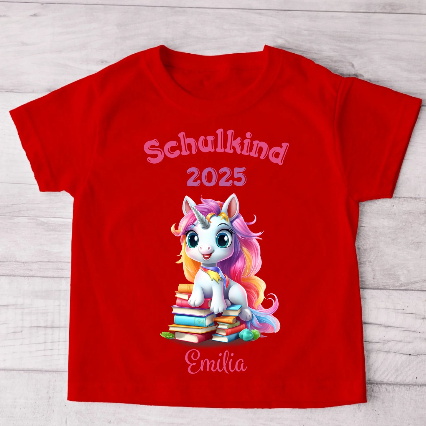 Smart Unicorn - Gepersonaliseerd kinder T-shirt