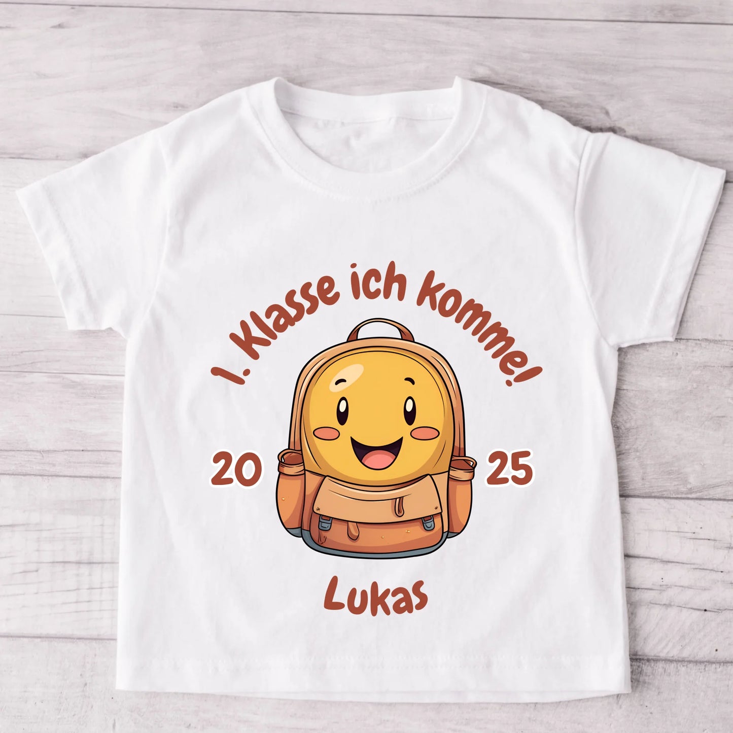 Schooltas - Gepersonaliseerd kinder T-shirt