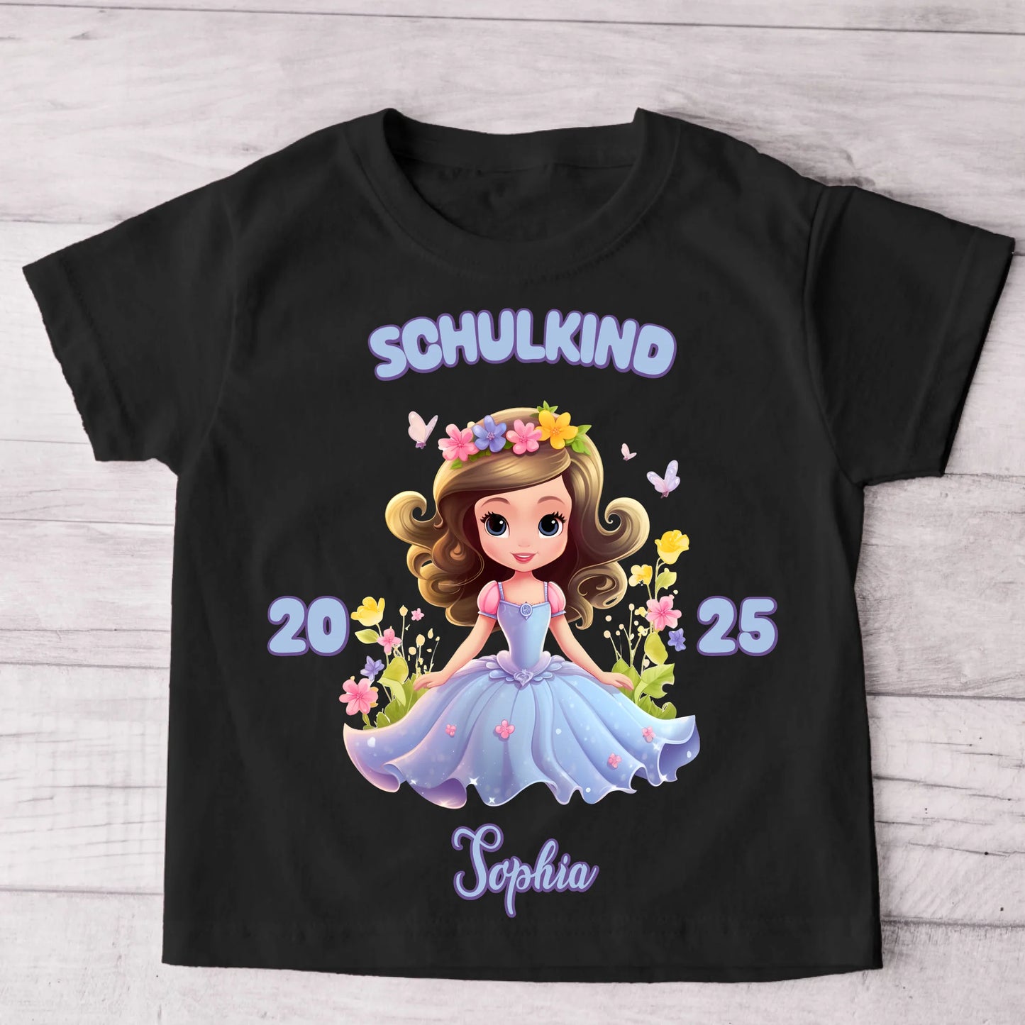 Prinses - Gepersonaliseerd kinder T-shirt