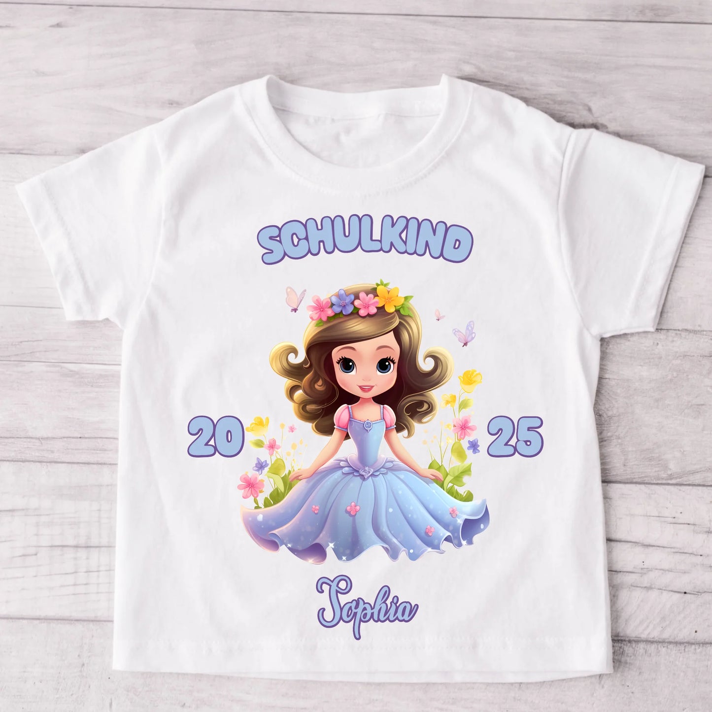 Prinses - Gepersonaliseerd kinder T-shirt