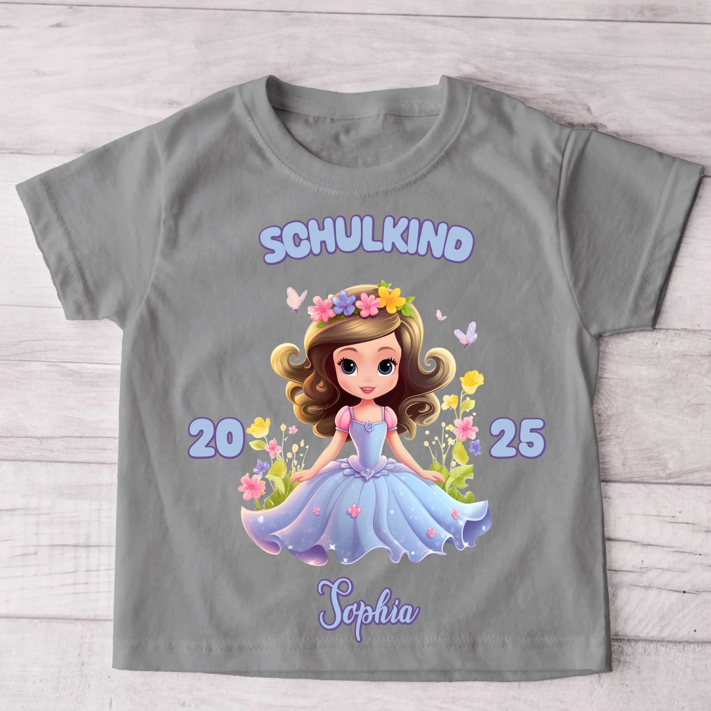 Prinses - Gepersonaliseerd kinder T-shirt