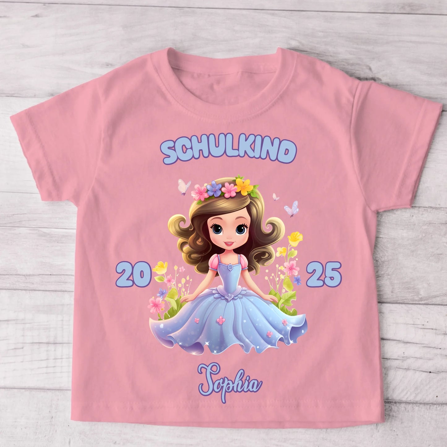Prinses - Gepersonaliseerd kinder T-shirt