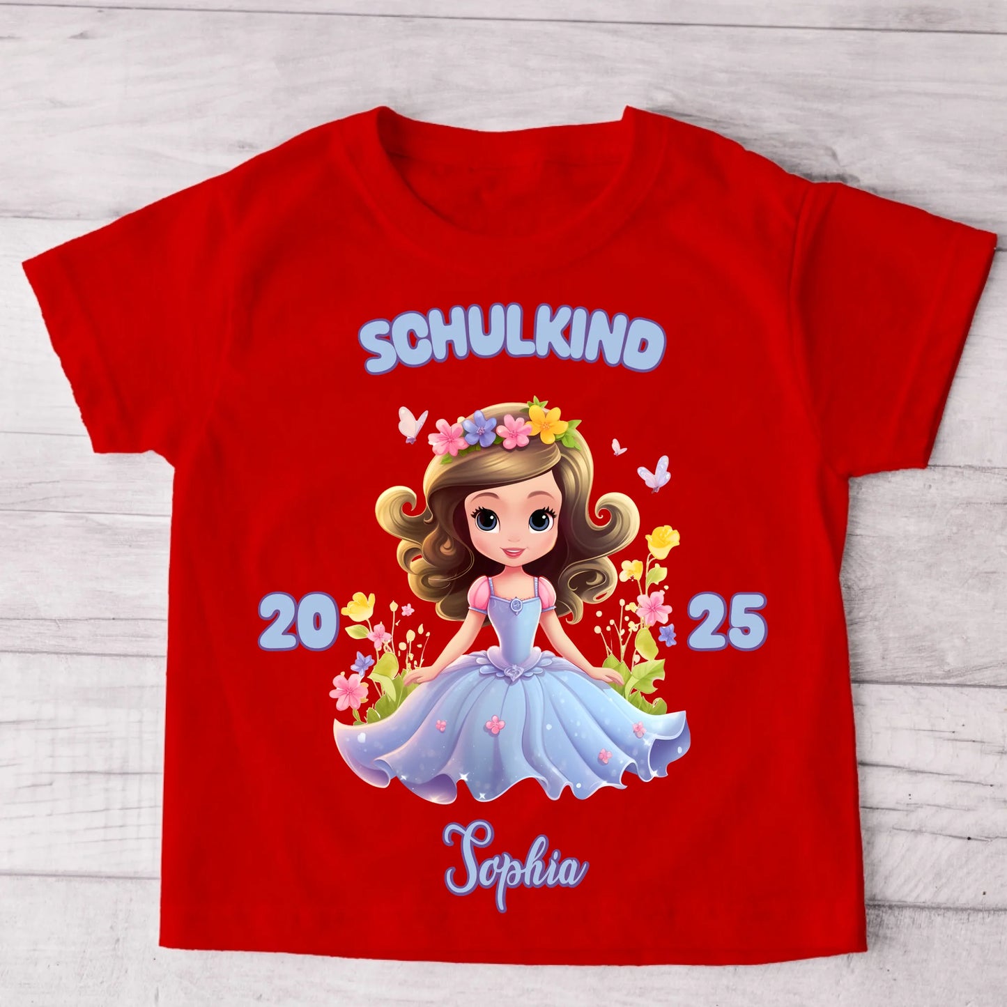Prinses - Gepersonaliseerd kinder T-shirt