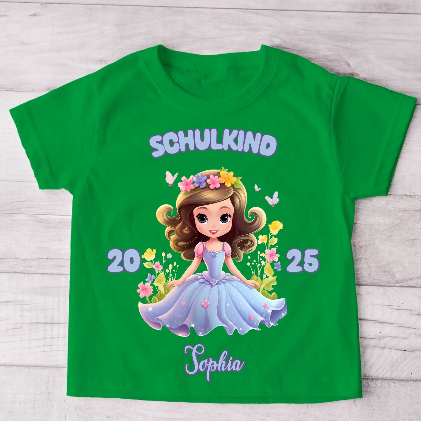Prinses - Gepersonaliseerd kinder T-shirt