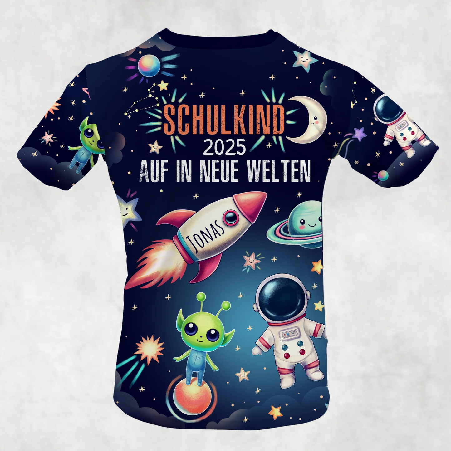 Universum - Gepersonaliseerd kinder T-shirt