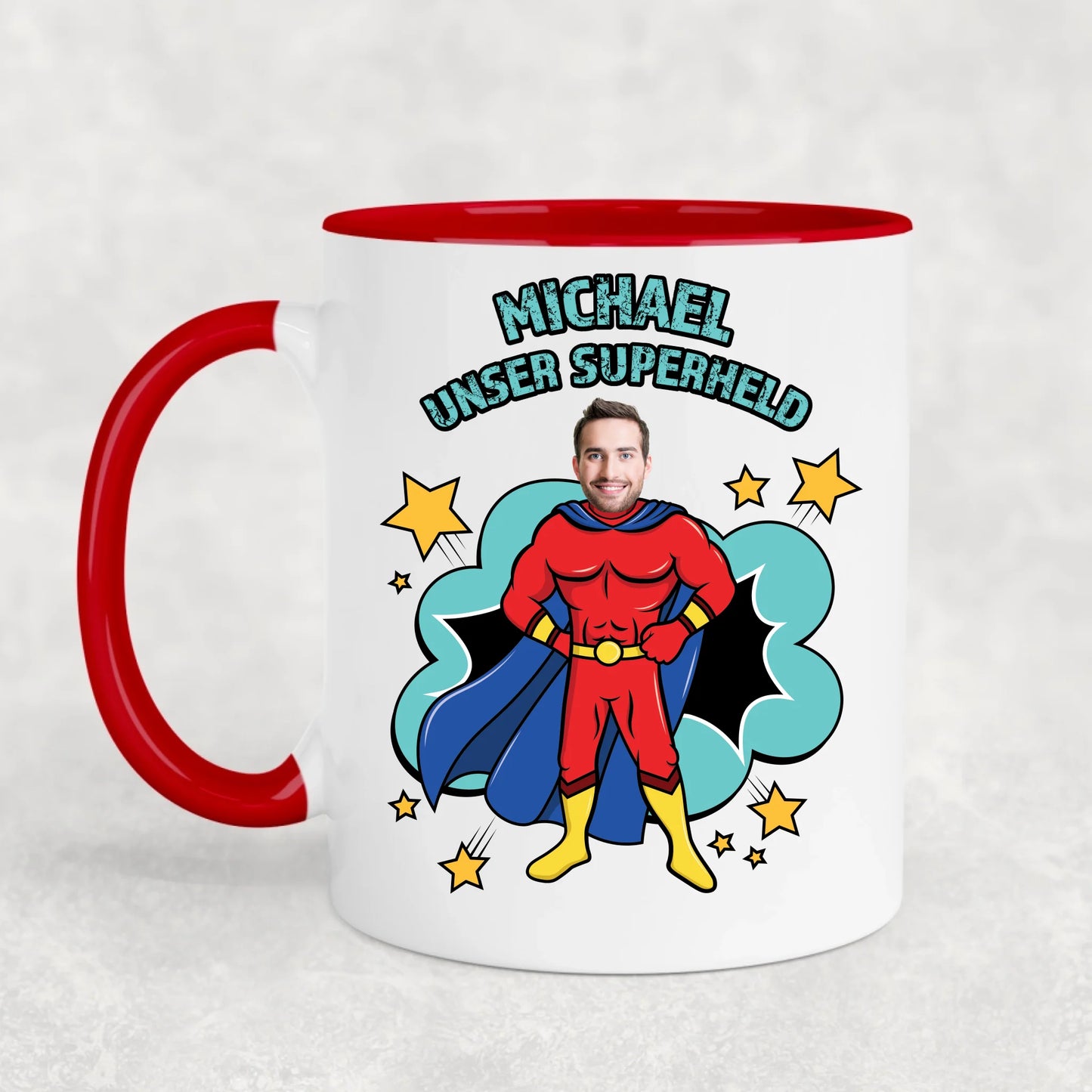 Superheld - Gepersonaliseerde mok