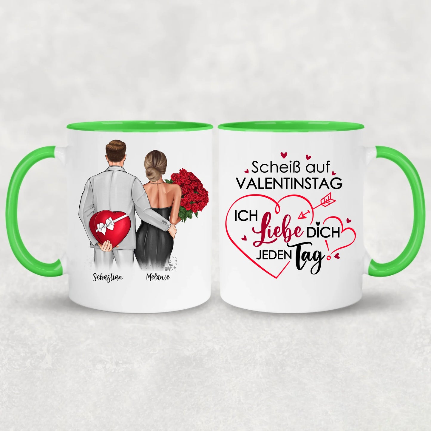 Bloeiende Liefde - Gepersonaliseerde Mok