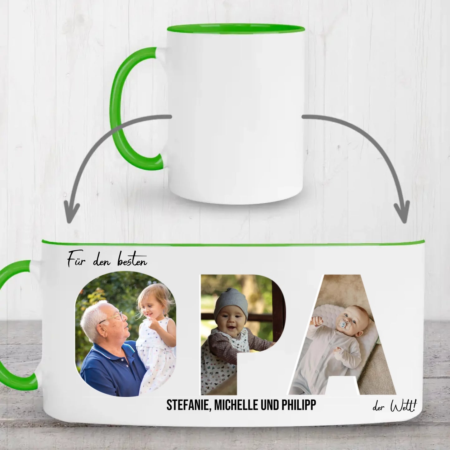 Mug green whole printarea