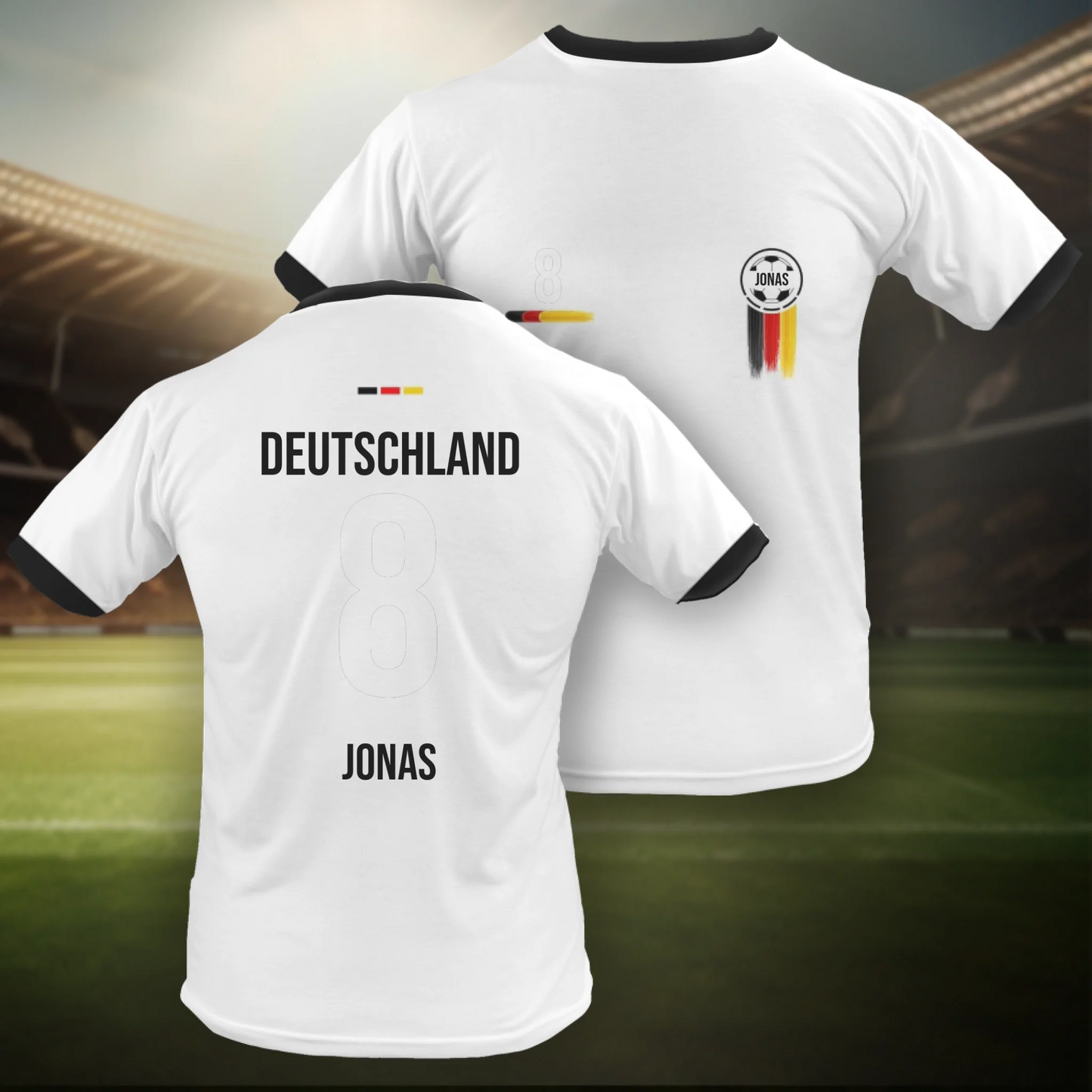 Deutschland-Trikot - Personalisiertes Kinder T-Shirt