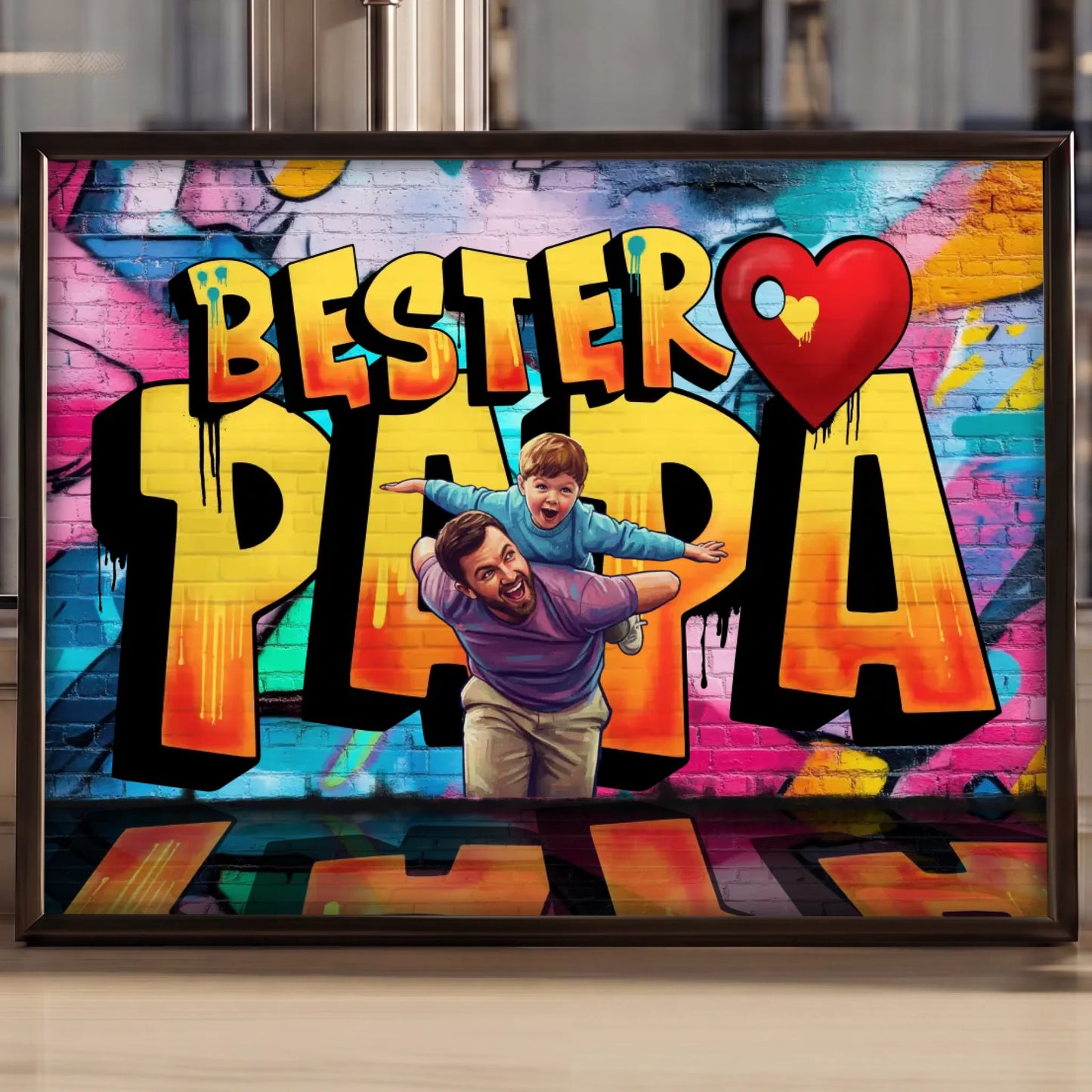 poster in a frame 40x30 horizontal