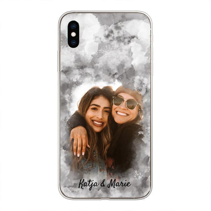 Jouw foto (waterverfstijl) - gepersonaliseerde telefoonhoesje 