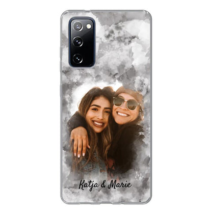 Jouw foto (waterverfstijl) - gepersonaliseerde telefoonhoesje 